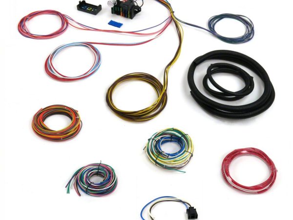 12-Fuse 103-Terminal Deluxe Compact Wire Harness System (Universal; Some Adaptation May Be Required)