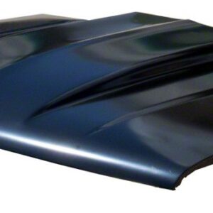 2-Inch Raised Straight Cowl Hood; Unpainted (88-98 C1500, C2500, C3500, K1500, K2500, K3500)