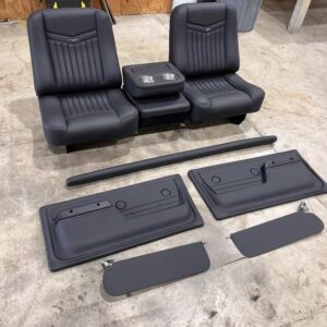 1972 C10 custom interior wrapped In vinyl