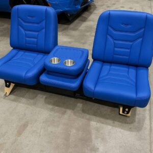 C10 Buddy Seats in Blue Vinyl fits 60–66 67–72 73–87