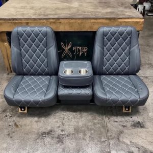 C10 Bucket Seat with diamond-stitched pattern